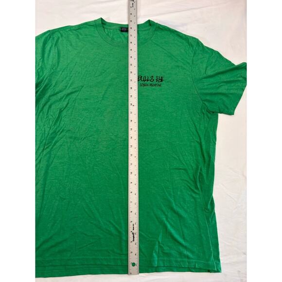 Men's Perfect Tri District Made Bull’s Eye Screen Printing T-shirt XL Green - Picture 7 of 13